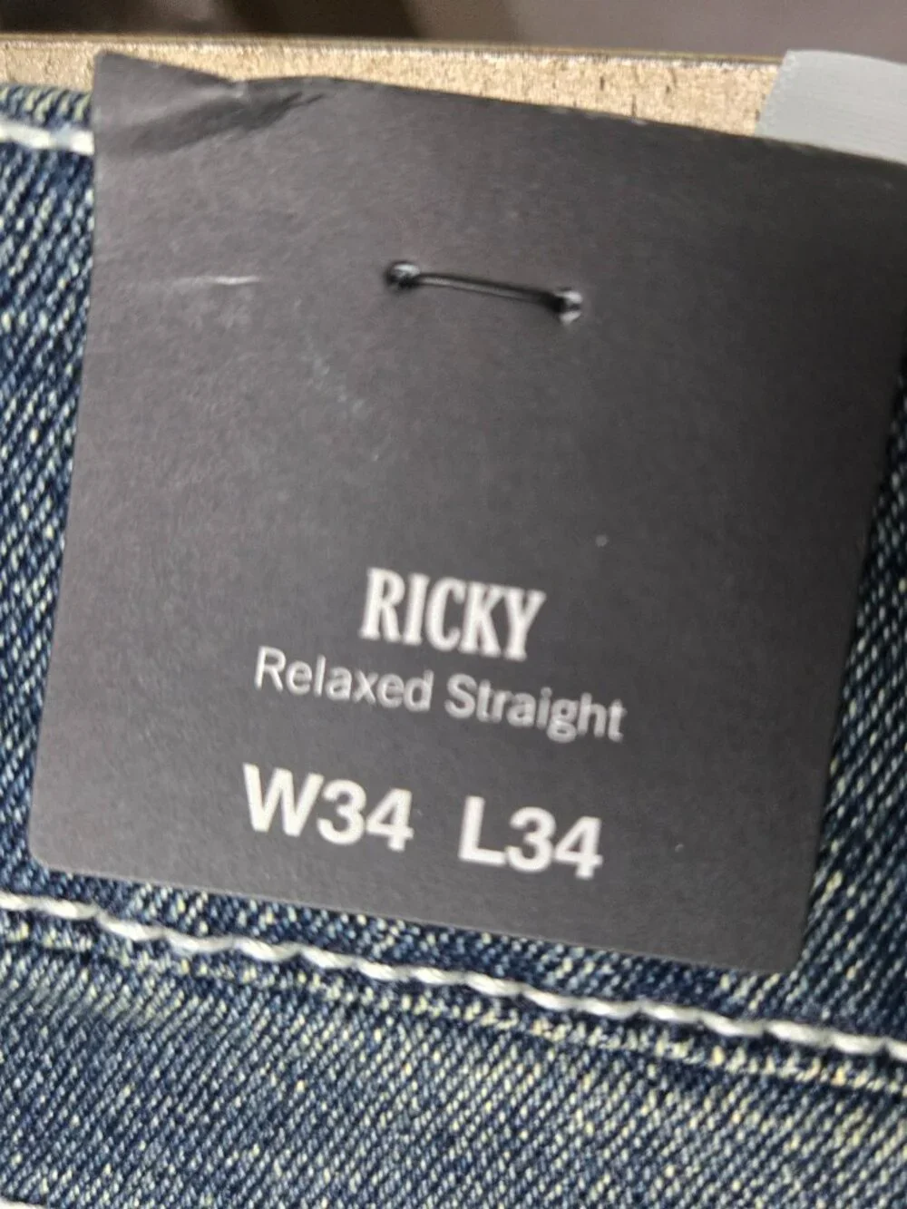 BRAND NEW! - True Religion - Ricky - 34x34 Relaxed Straight